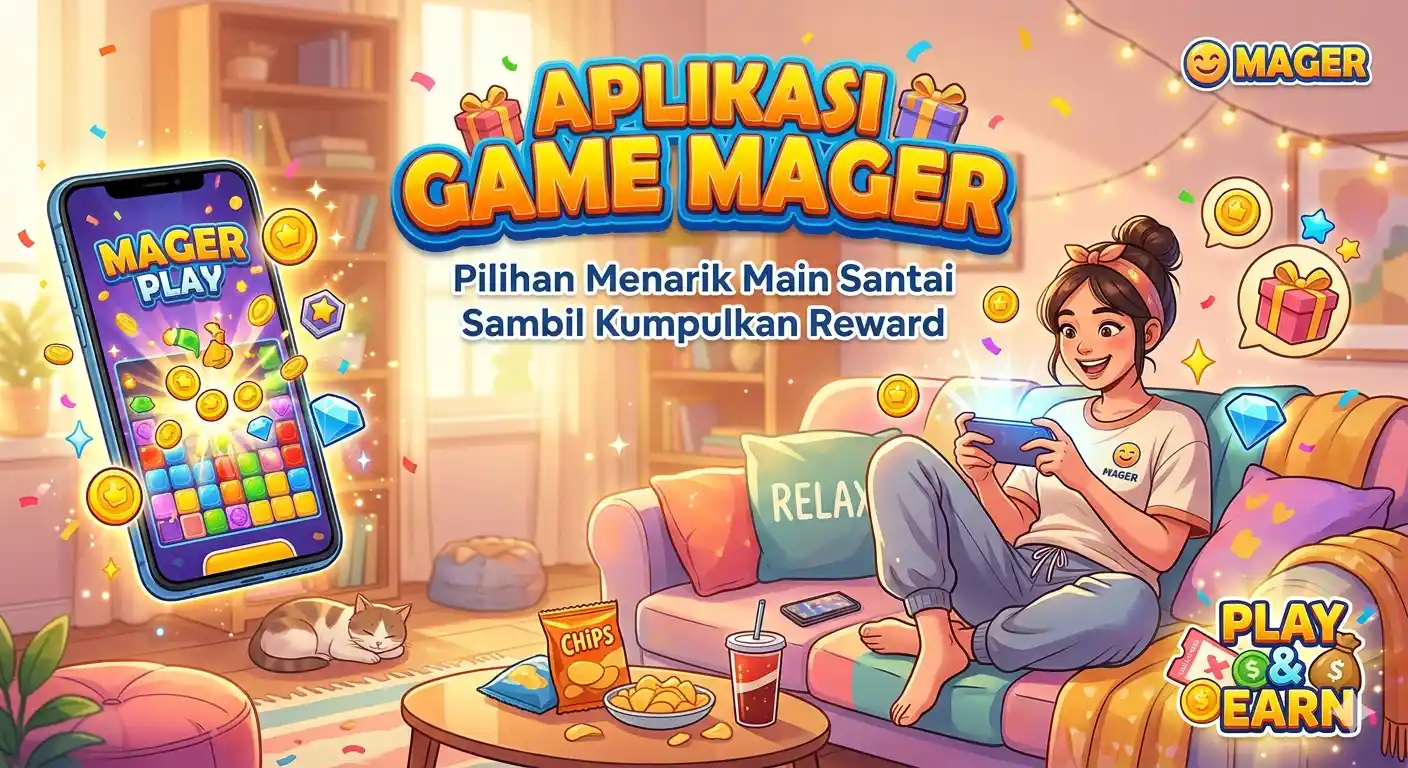Aplikasi Game Mager, Pilihan Menarik Main Santai Sambil Kumpulkan Reward